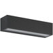 Stripe LED 2.36 inch Black Outdoor Wall Mount